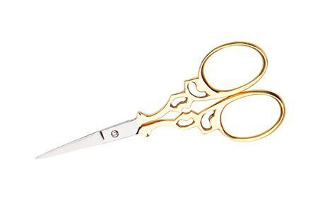 Bexfield Antique Gilt Bow Handled Embroidery Scissors