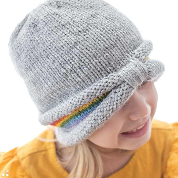 Peekaboo Rainbow Hat