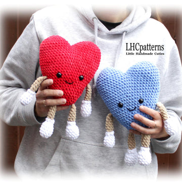 Seamless Heart Crochet Pattern