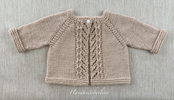 Baby Cardigan with Fancy Borders