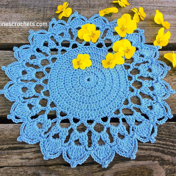 Summer Skies Doily Written Pattern