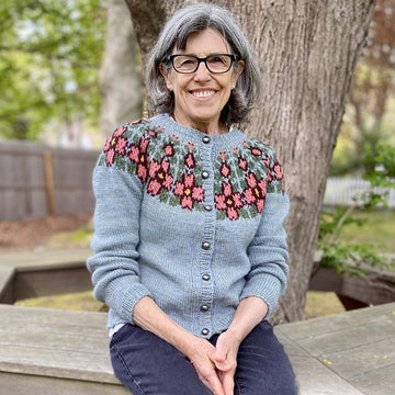 Floral Yoke Cardigan
