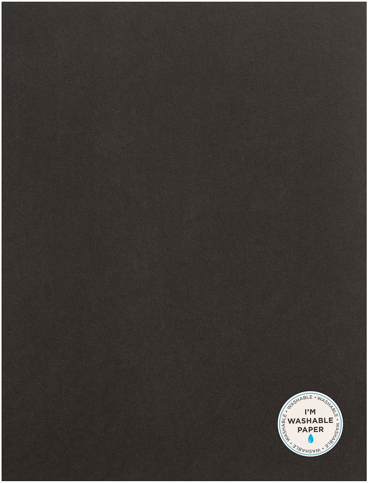 American Crafts Washable Matte Paper 8.5"X11" - Black
