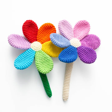 Baby Flower Toy Crochet Pattern