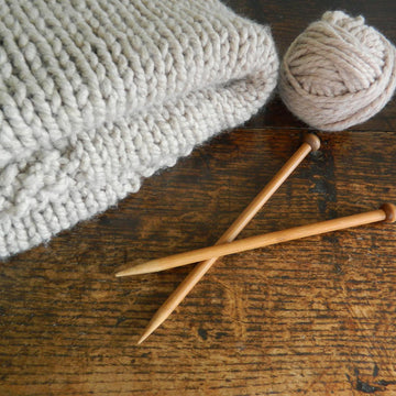 Super Chunky Moss Stitch Throw
