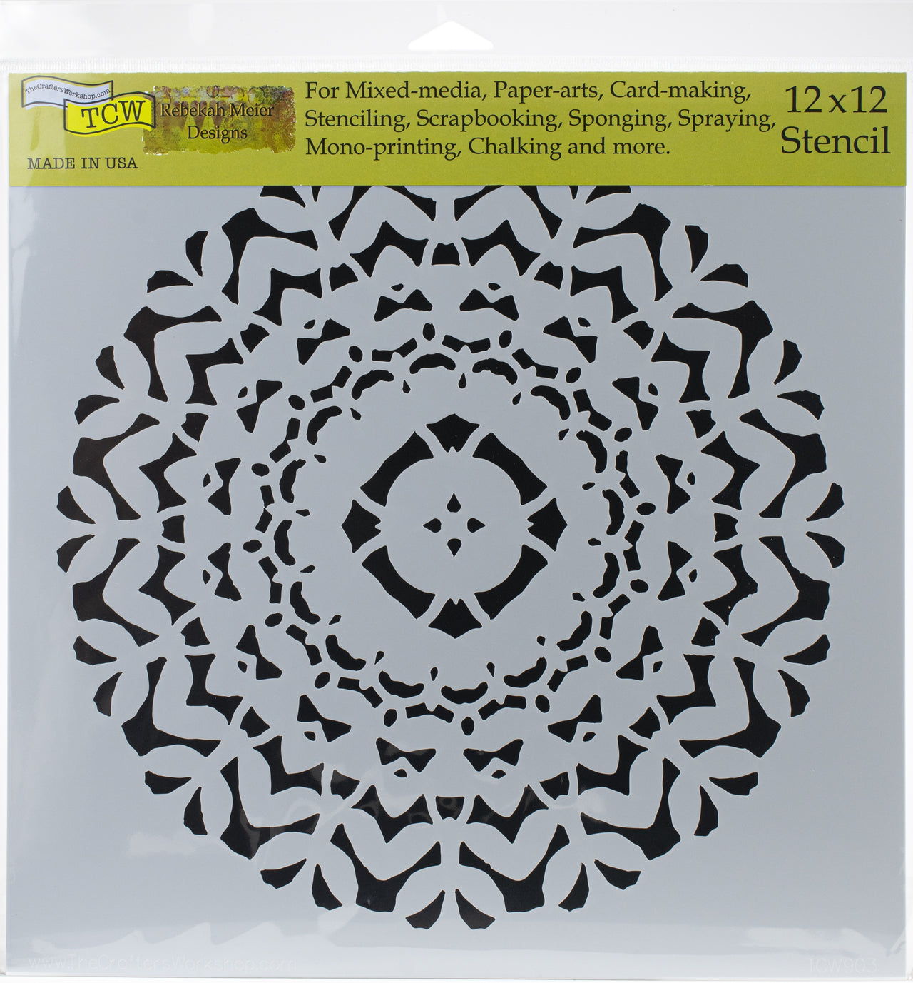 The Crafter's Workshop Crafter's Workshop Template 12"X12" - Boxwood Print
