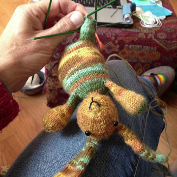 Mini-Sock Yarn Bunny