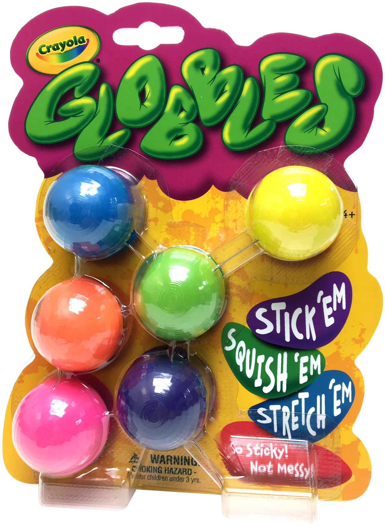 Crayola Globbles 6/Pkg - Assorted Colors