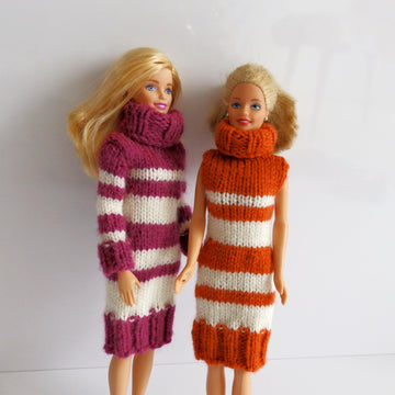 Color Lines Barbie Dress