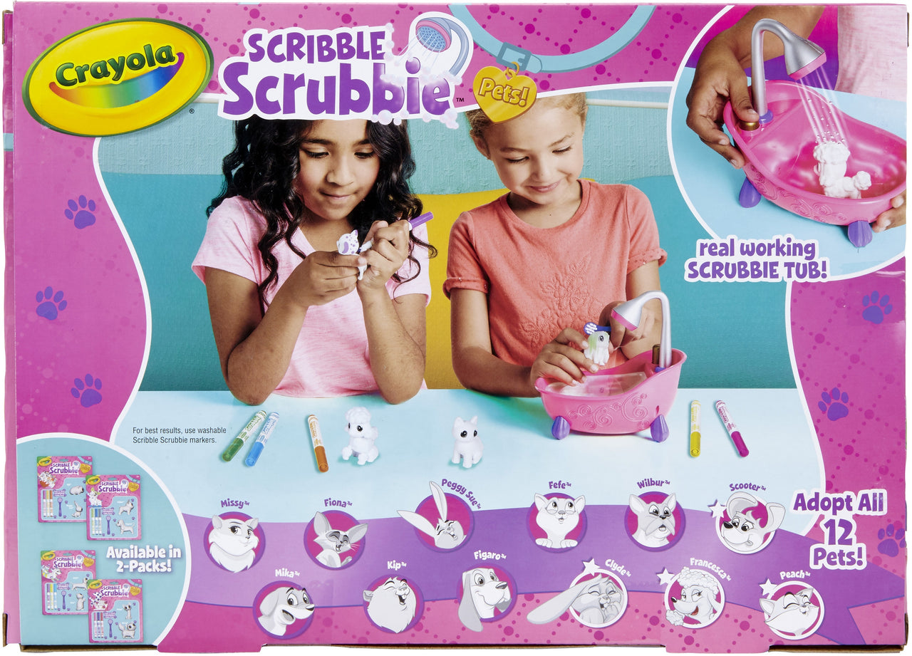 Crayola Scribble Scrubbie Tub Play Set 12/Pkg - 548871