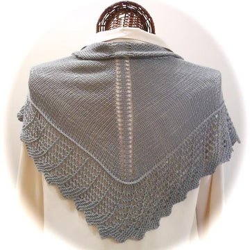 GENTLE AS A DOVE Lace-Edged Scarf