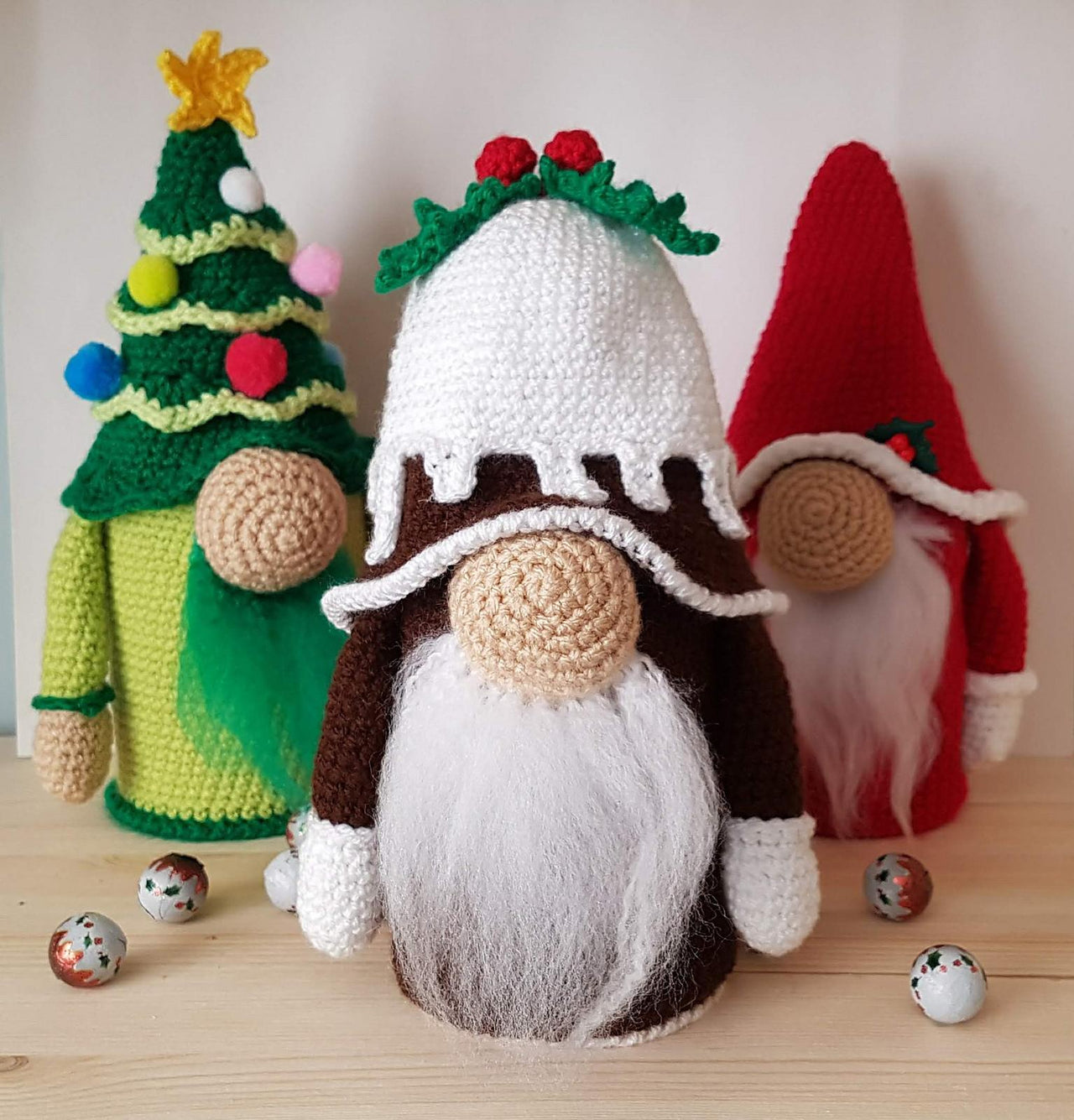Secret Surprise Christmas Pudding Gnome