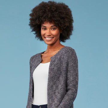 Shoreline Duster - Cardigan Knitting Pattern for Women in Tahki Yarns Newport