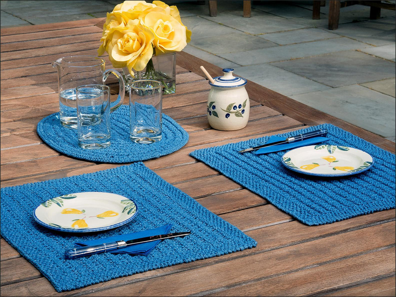 Mendip Placemats Knitting Pattern