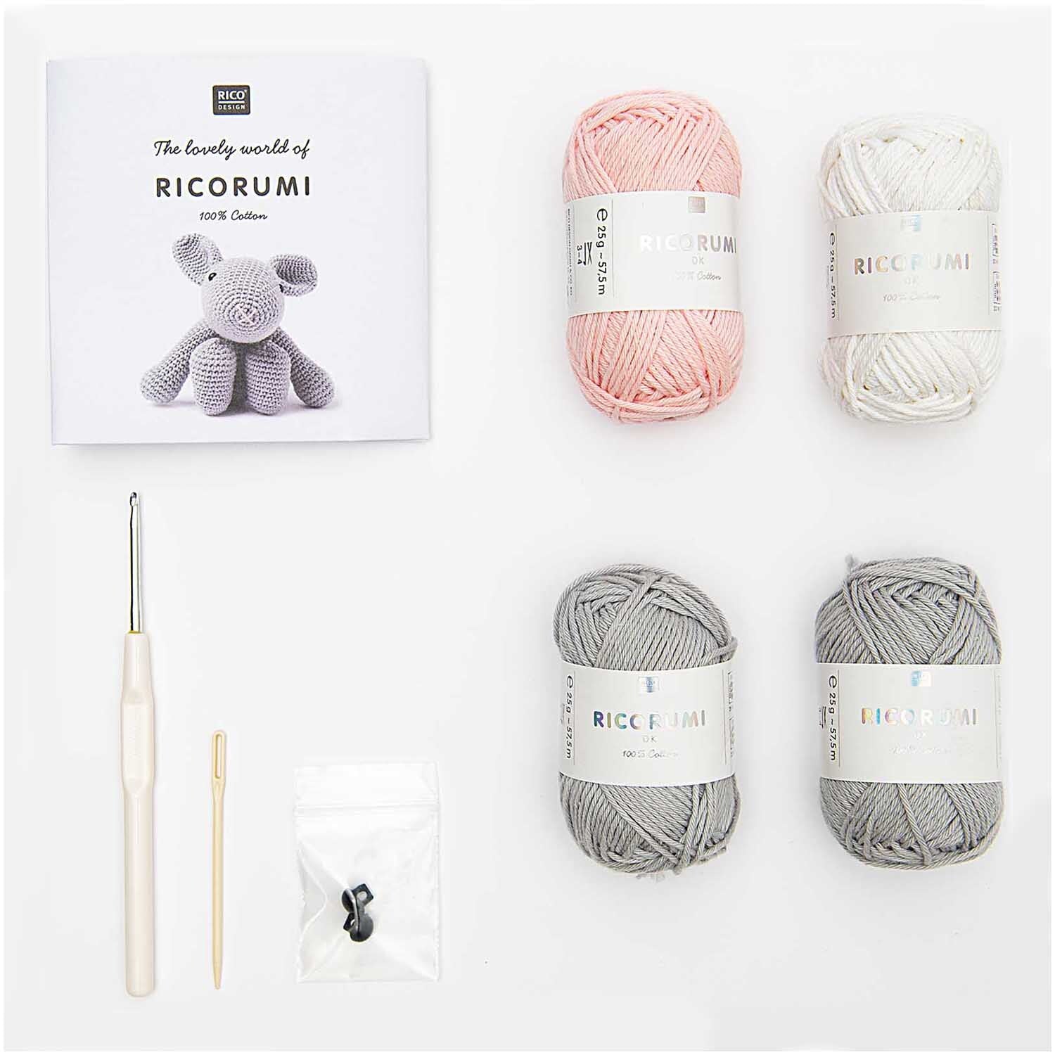 Rico Ricorumi Crochet Kit - Puppies Bunny