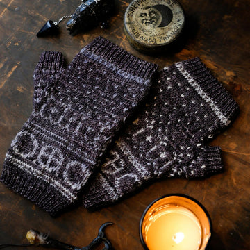 Celestial Fingerless Gloves