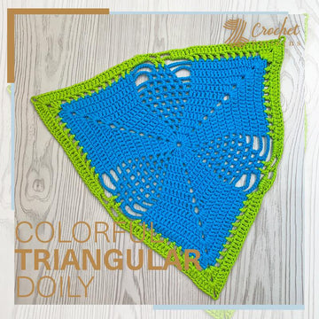 Colorful Triangular Doily