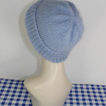 Mohair Beanie Hat Circular