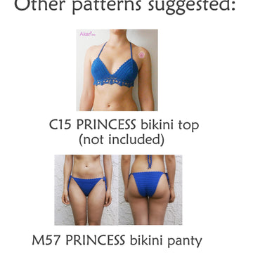 PRINCESS bikini bottom _ M57