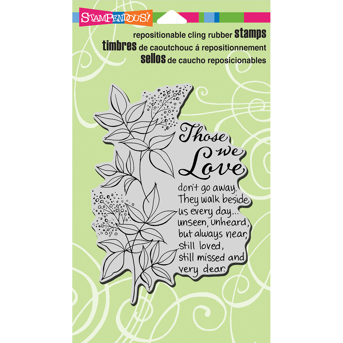 Stampendous Cling Stamp - Those We Love