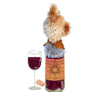 Yorkie Wine Topper