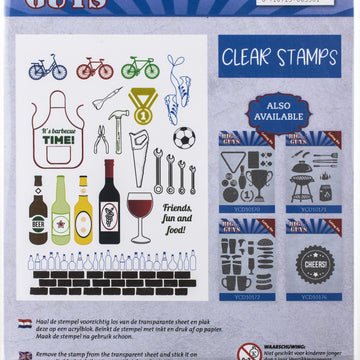 Find It Trading Yvonne Creations Clear Stamps - Big Guys