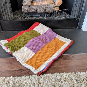Stacked Blocks Quilt Afghan