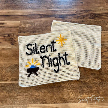 Silent Night Pillow Cover