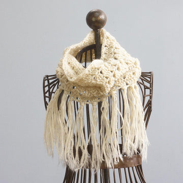 Easy Fringed Cowl