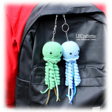 Jellyfish Keychain / Charm Crochet Pattern