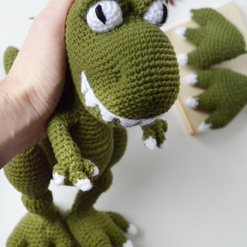Crochet Dinosaur, AmigurumiDino T-rex
