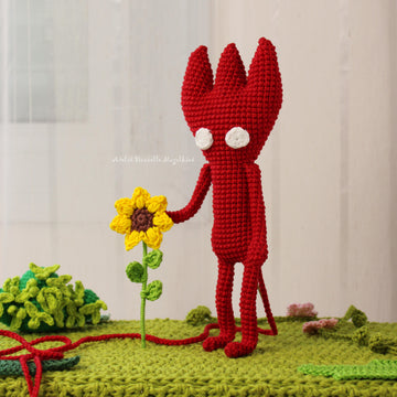 Three-Horned Yarny Spirit – Crochet Fanart Pattern (Digital PDF)