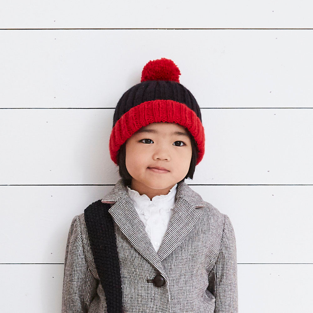 Bobby Satchel, Pencil Case & Hat - Knitting Pattern for Kids in Debbie Bliss Rialto DK - Downloadable PDF
