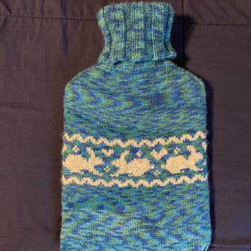 Blue Bunny Hot/Cold Water Bottle Cover