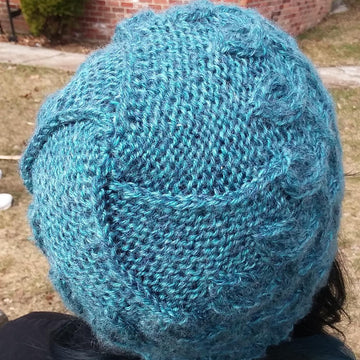 Cabled Trellis Hat