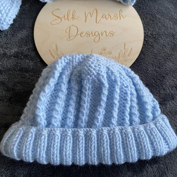 Ozzy Baby Set Knitting Pattern Premature-6 months approx