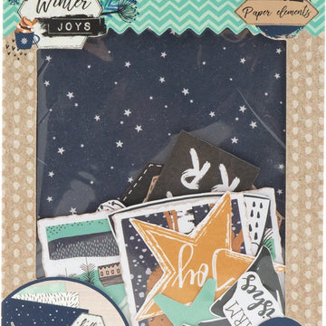 Studio Light Paper Elements Set - #657 Winter Joys