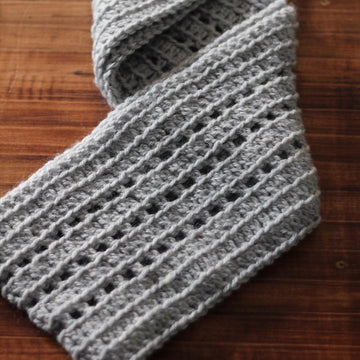 Riding the Rails Ribbed Infinity Scarf