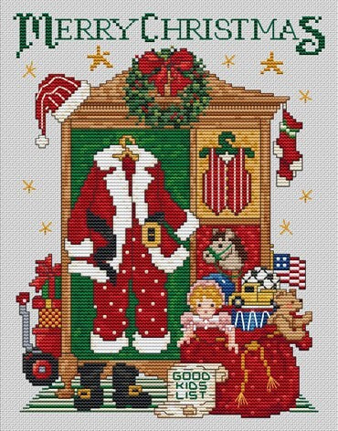 Sue Hillis Designs Santa's Wardrobe - L702 - Leaflet
