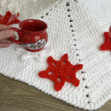 Plush Snowflake Sea Starfish