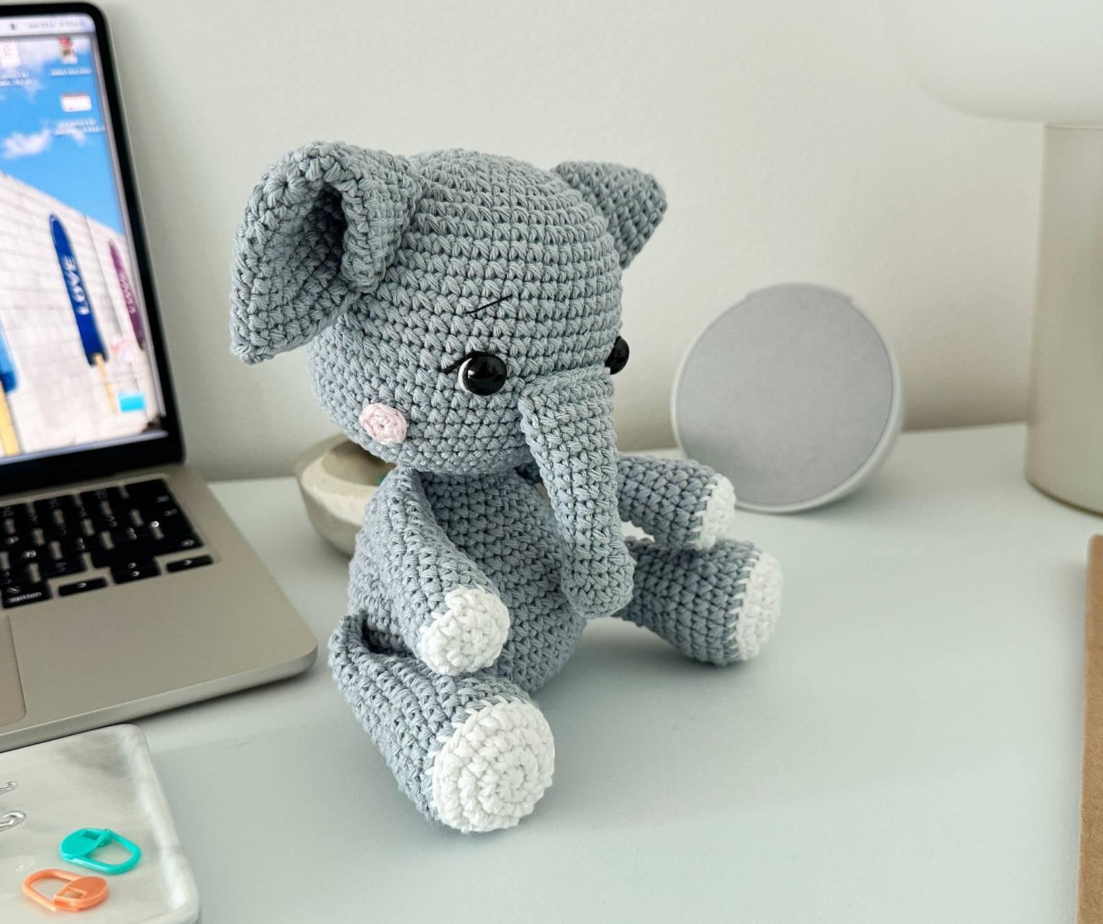 Elephant Amigurumi Crochet Pattern PDF – Elephant Soft Toy, Stuffed Animal Tutorial