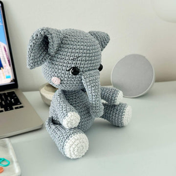 Elephant Amigurumi Crochet Pattern PDF – Elephant Soft Toy, Stuffed Animal Tutorial
