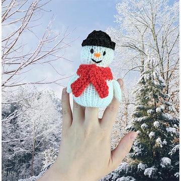 Christmas Frosty the Snowman Finger Puppet