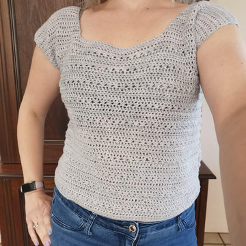 Cropped Cross Tee