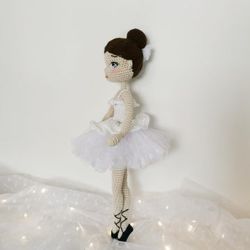 Clara the Ballerina in White Tutu