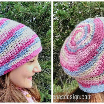 Variegated Slouchy Hat