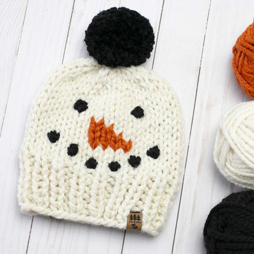 Snowman Pompom Hat