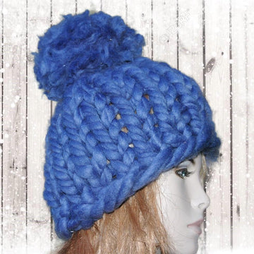 Super Chunky Pom Pom Hat
