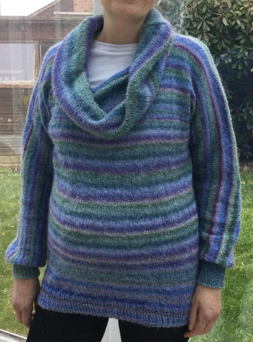 Cowl neck sweater