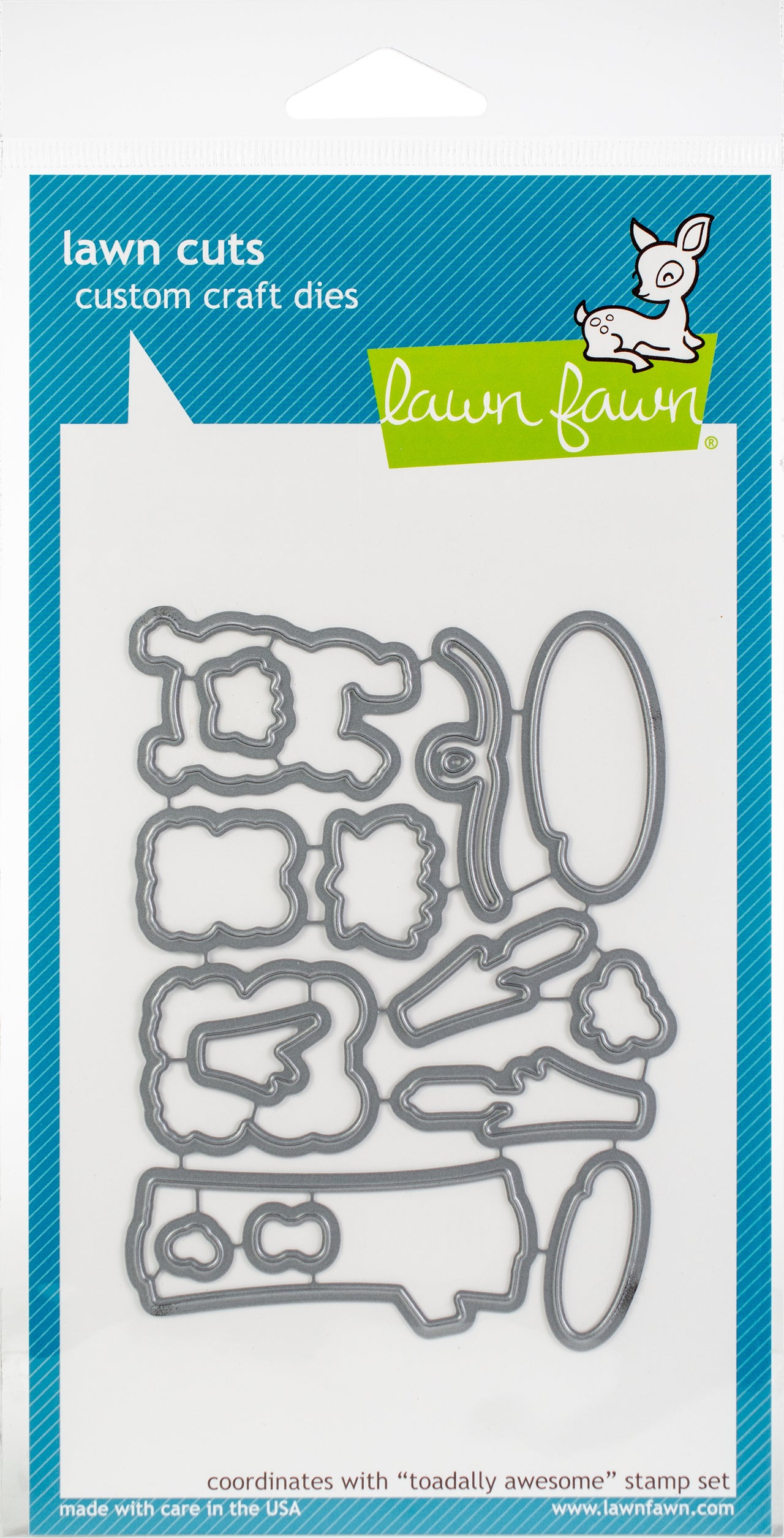 Lawn Fawn Lawn Cuts Custom Craft Die - Toadally Awesome
